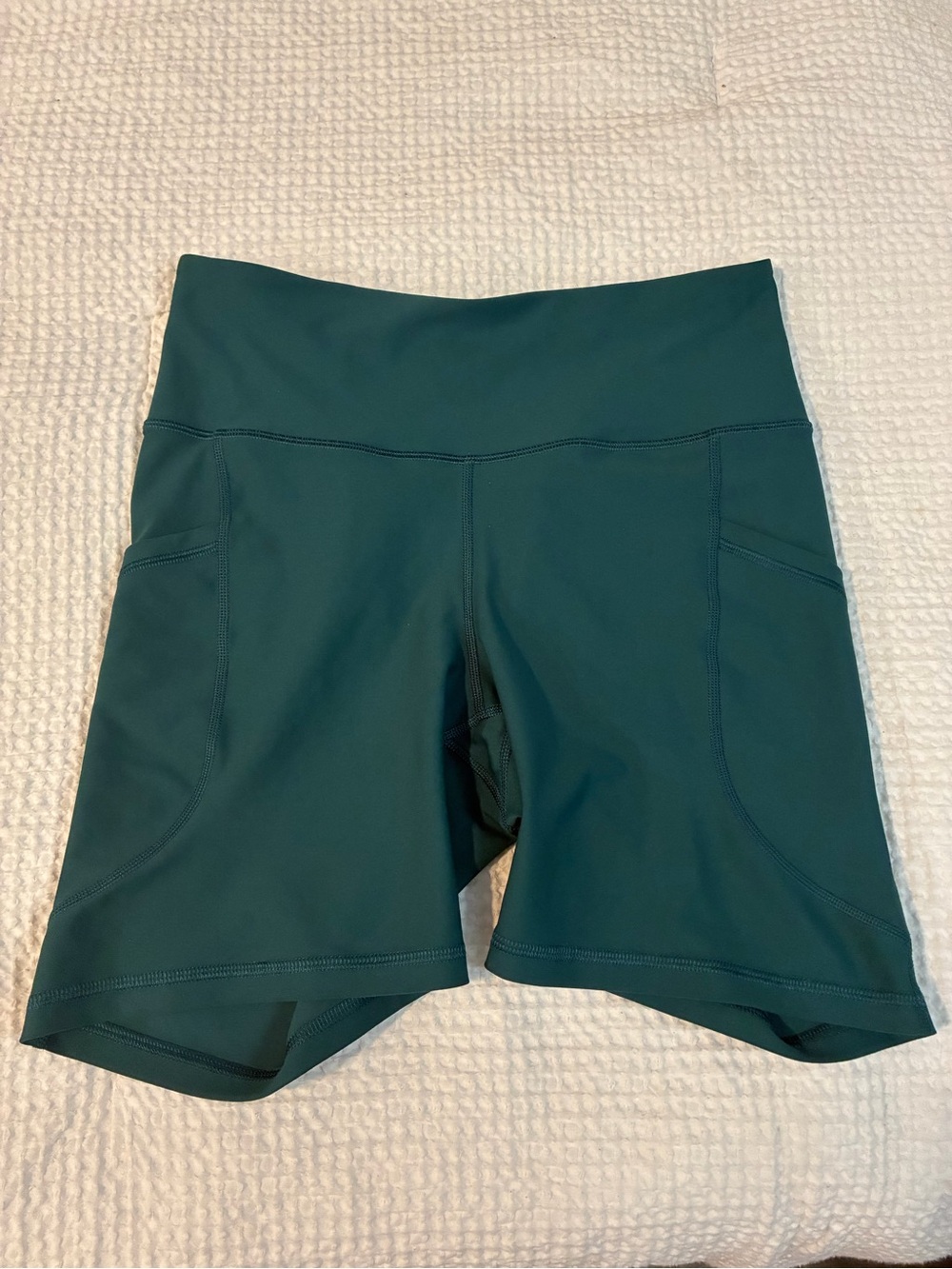 Women’s Teal High-Waist Active Shorts